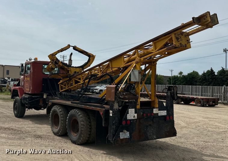 image for item DP8413 1977 International  F5050 6x6 pole setter truck