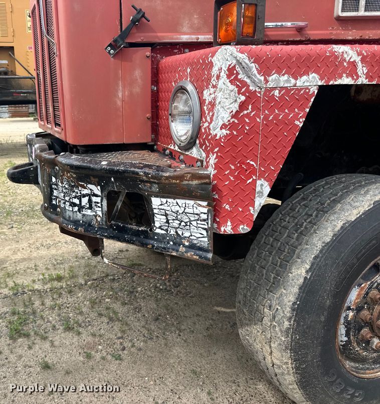 image for item DP8413 1977 International  F5050 6x6 pole setter truck