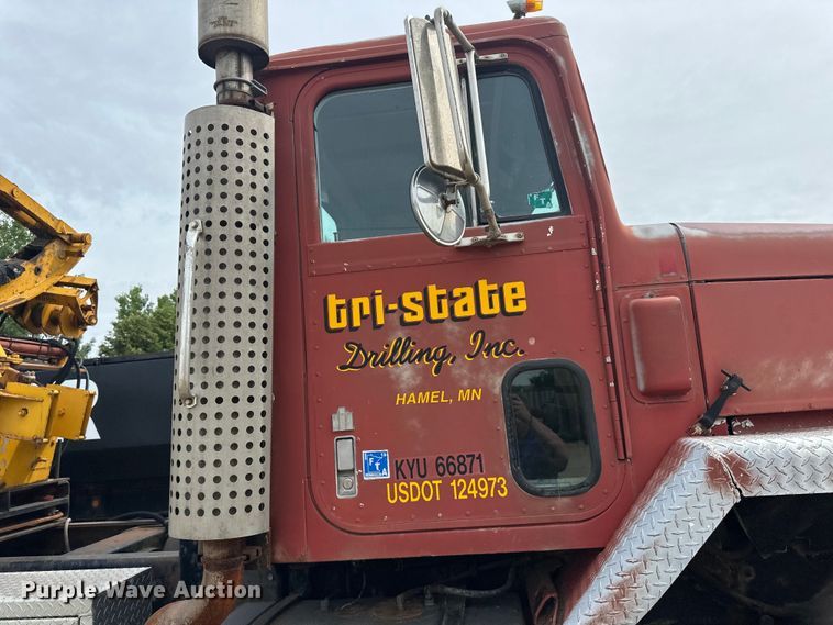 image for item DP8413 1977 International  F5050 6x6 pole setter truck