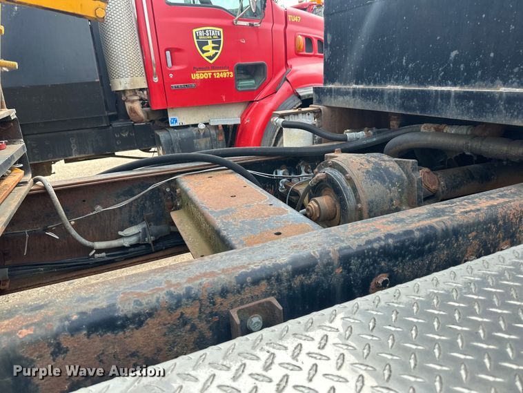 image for item DP8413 1977 International  F5050 6x6 pole setter truck