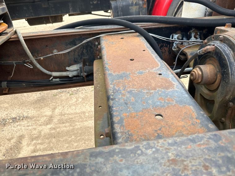 image for item DP8413 1977 International  F5050 6x6 pole setter truck