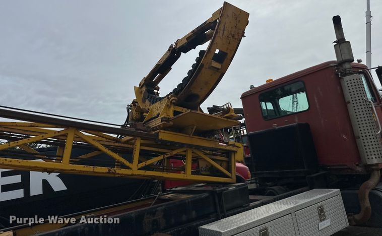 image for item DP8413 1977 International  F5050 6x6 pole setter truck