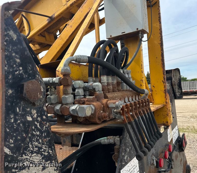 image for item DP8413 1977 International  F5050 6x6 pole setter truck