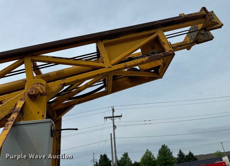 image for item DP8413 1977 International  F5050 6x6 pole setter truck