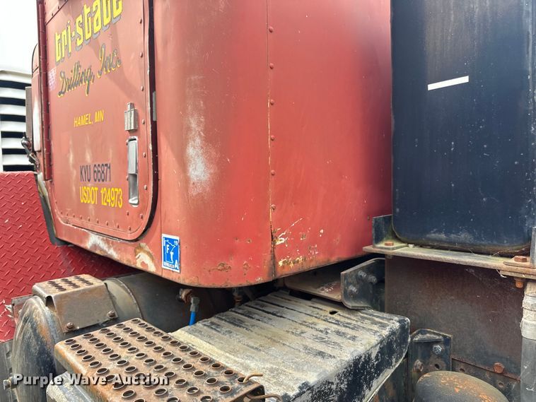 image for item DP8413 1977 International  F5050 6x6 pole setter truck