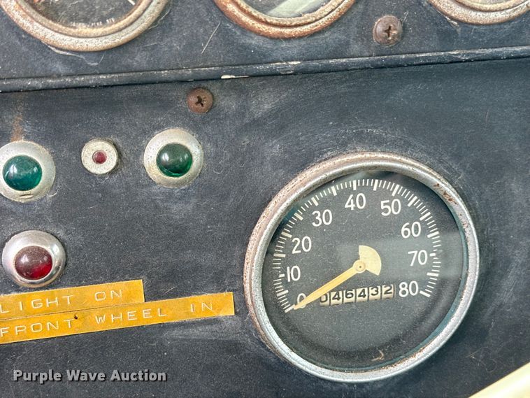 image for item DP8413 1977 International  F5050 6x6 pole setter truck