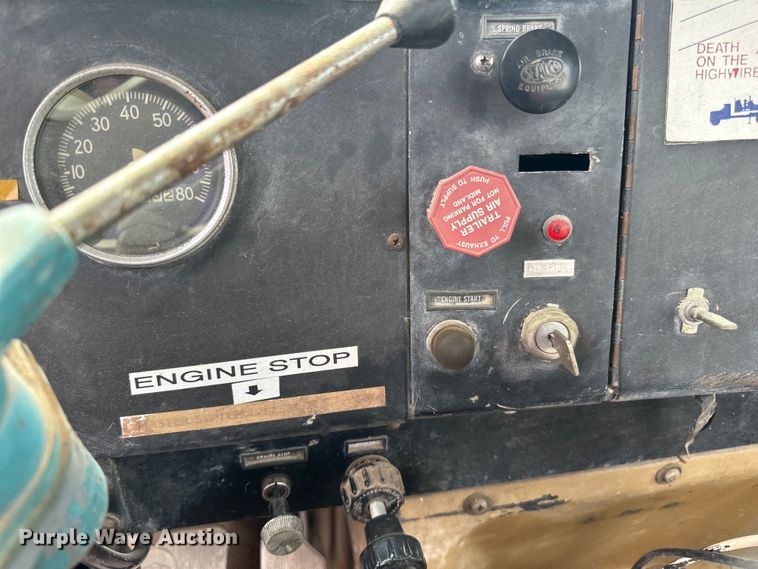 image for item DP8413 1977 International  F5050 6x6 pole setter truck