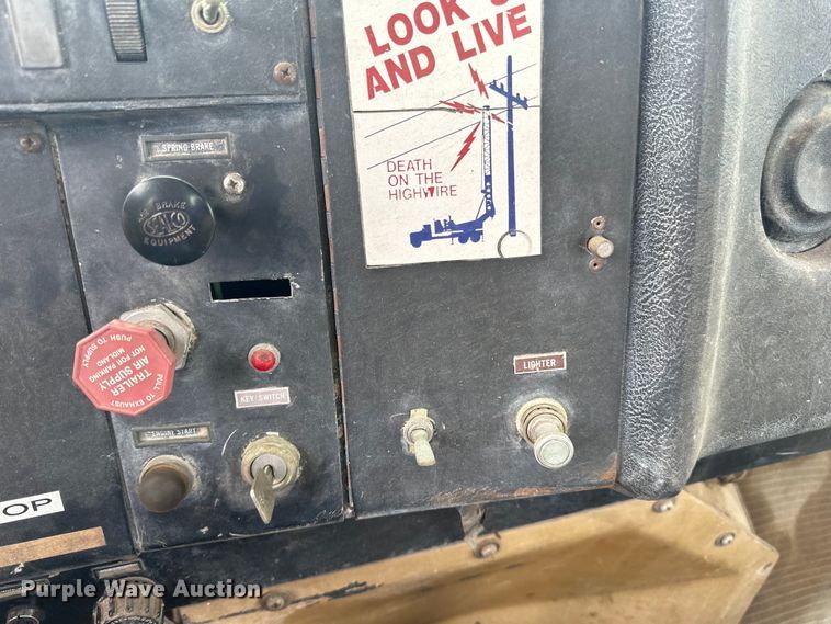 image for item DP8413 1977 International  F5050 6x6 pole setter truck