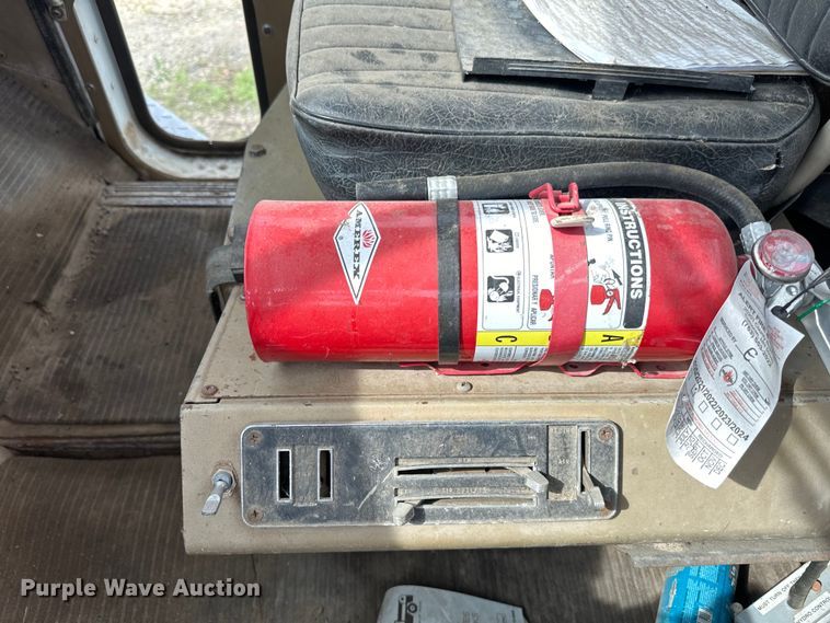 image for item DP8413 1977 International  F5050 6x6 pole setter truck