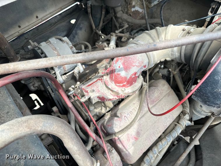 image for item DP8413 1977 International  F5050 6x6 pole setter truck