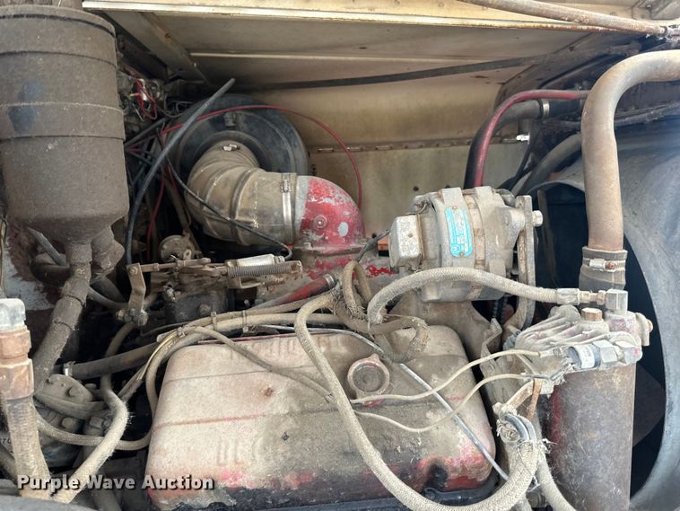 image for item DP8413 1977 International  F5050 6x6 pole setter truck