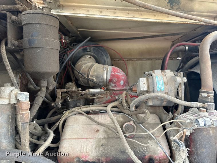 image for item DP8413 1977 International  F5050 6x6 pole setter truck