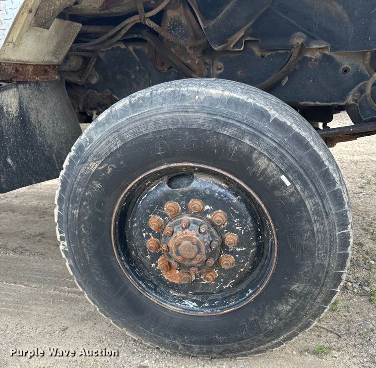 image for item DP8413 1977 International  F5050 6x6 pole setter truck