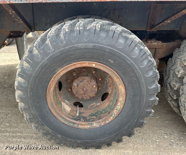 image for item DP8413 1977 International  F5050 6x6 pole setter truck