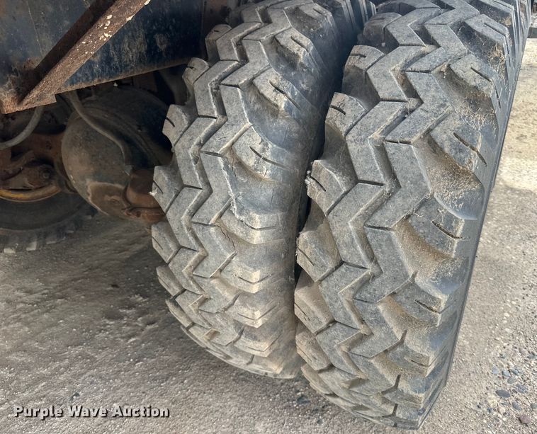 image for item DP8413 1977 International  F5050 6x6 pole setter truck