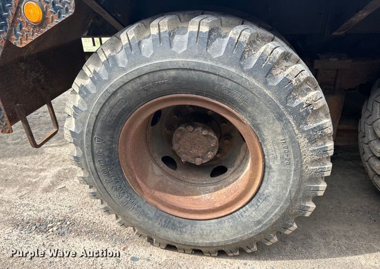 image for item DP8413 1977 International  F5050 6x6 pole setter truck