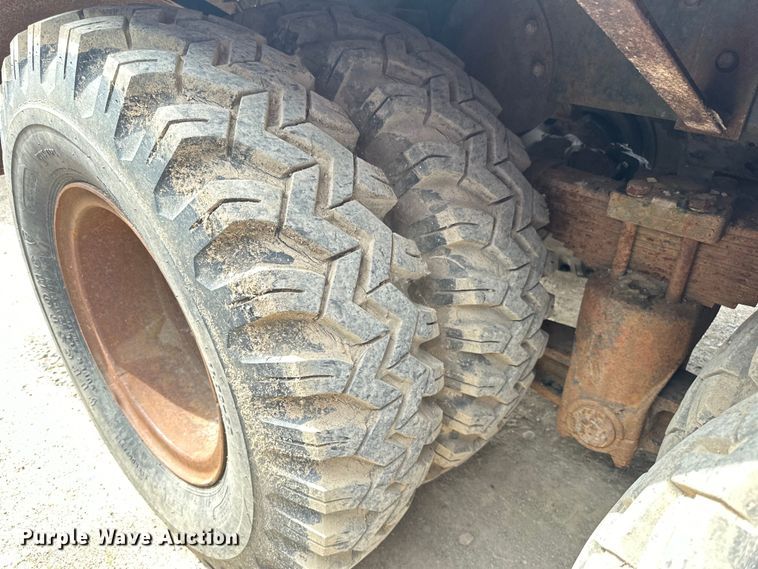 image for item DP8413 1977 International  F5050 6x6 pole setter truck