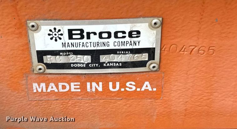 image for item DP8416 2005 Broce  RC350 broom