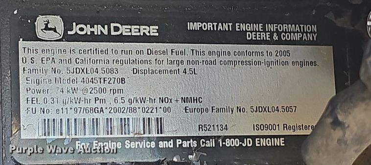 image for item DQ4437 2005 Terex TH644C telehandler