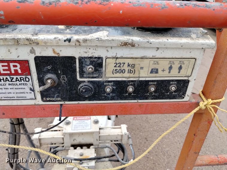 image for item DQ6142 2005 Snorkel  TB60 boom lift