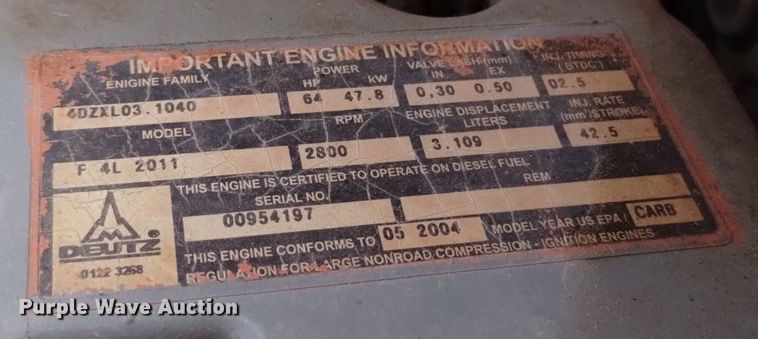 image for item DQ6142 2005 Snorkel  TB60 boom lift