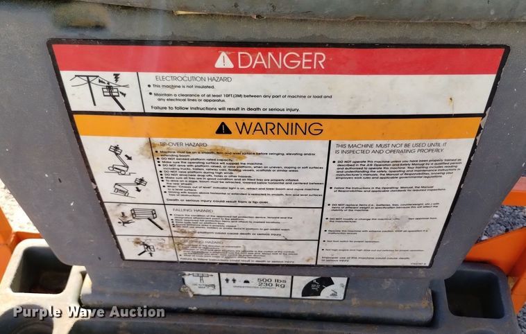 image for item DQ6153 2014 JLG 600AJ boom lift