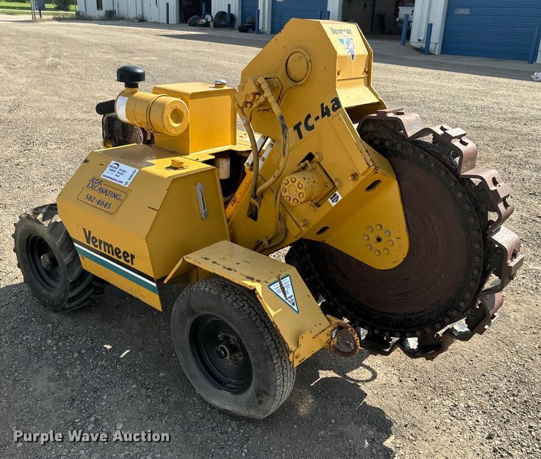 image for item DQ6764 1998 Vermeer TC4A trench compactor