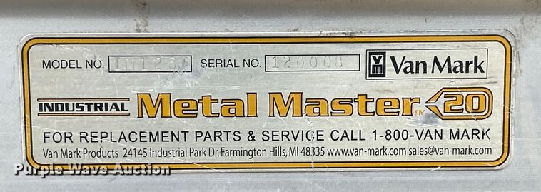 image for item DQ6806 Van Mark IM125 metal master