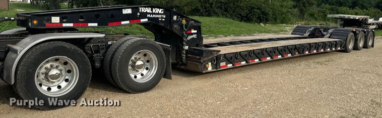 image for item DQ6818 2018 Trail King lowboy equipment trailer