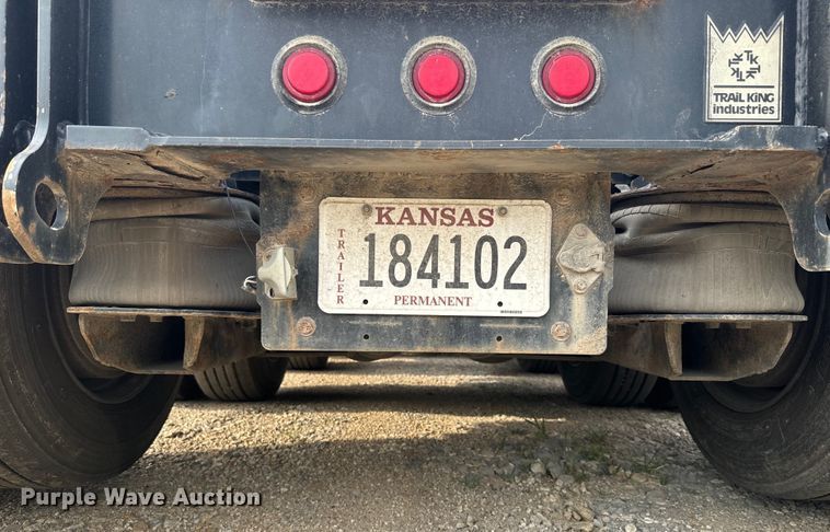 image for item DQ6818 2018 Trail King lowboy equipment trailer