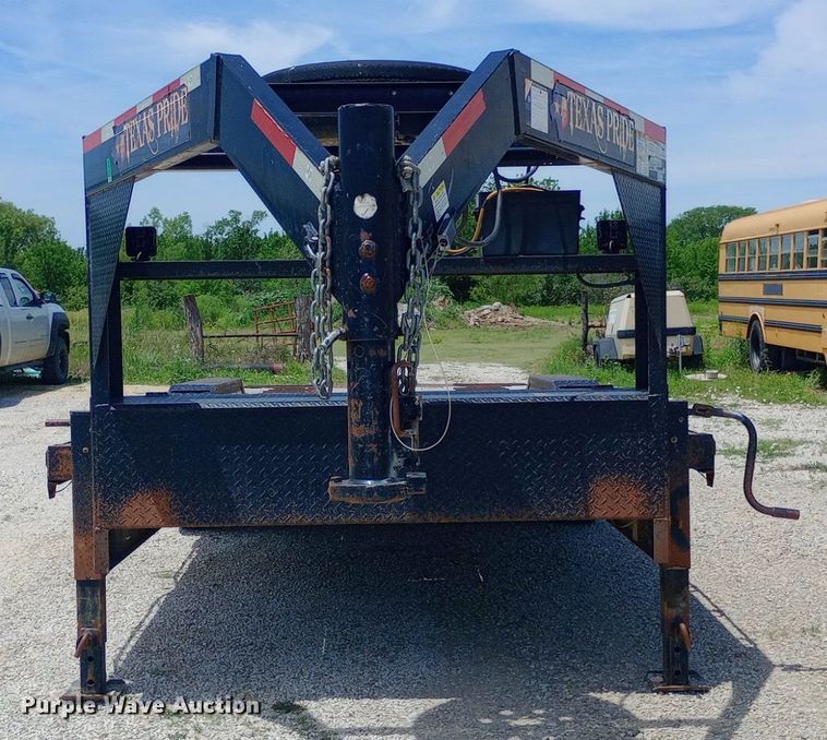 image for item DQ7141 2019 Texas Pride tilt deck equipment trailer