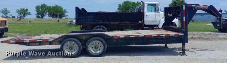 image for item DQ7141 2019 Texas Pride tilt deck equipment trailer