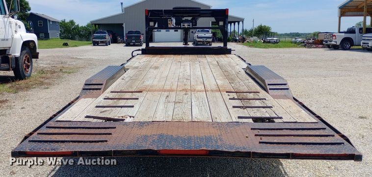 image for item DQ7141 2019 Texas Pride tilt deck equipment trailer