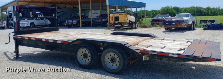 image for item DQ7141 2019 Texas Pride tilt deck equipment trailer