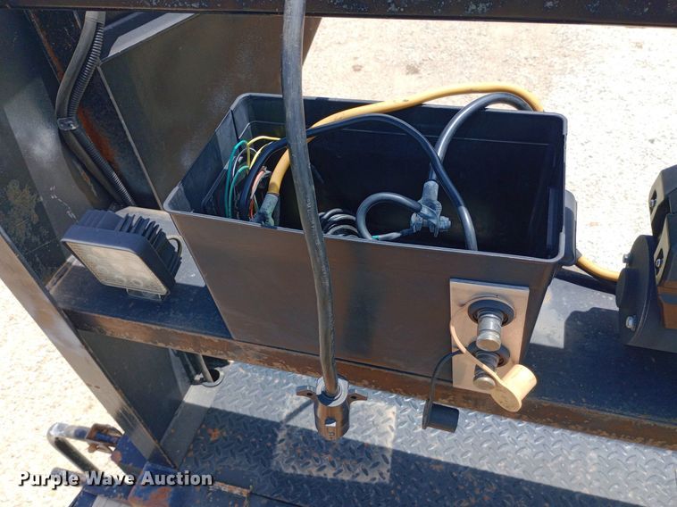 image for item DQ7141 2019 Texas Pride tilt deck equipment trailer