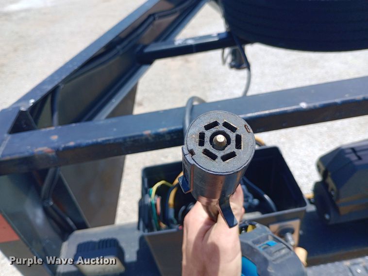 image for item DQ7141 2019 Texas Pride tilt deck equipment trailer