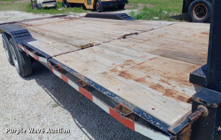 image for item DQ7141 2019 Texas Pride tilt deck equipment trailer