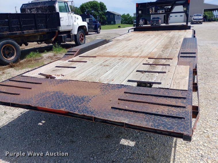 image for item DQ7141 2019 Texas Pride tilt deck equipment trailer