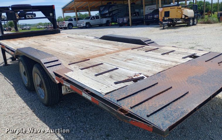 image for item DQ7141 2019 Texas Pride tilt deck equipment trailer