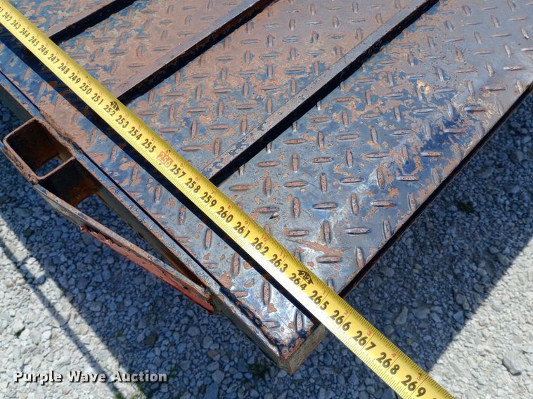 image for item DQ7141 2019 Texas Pride tilt deck equipment trailer