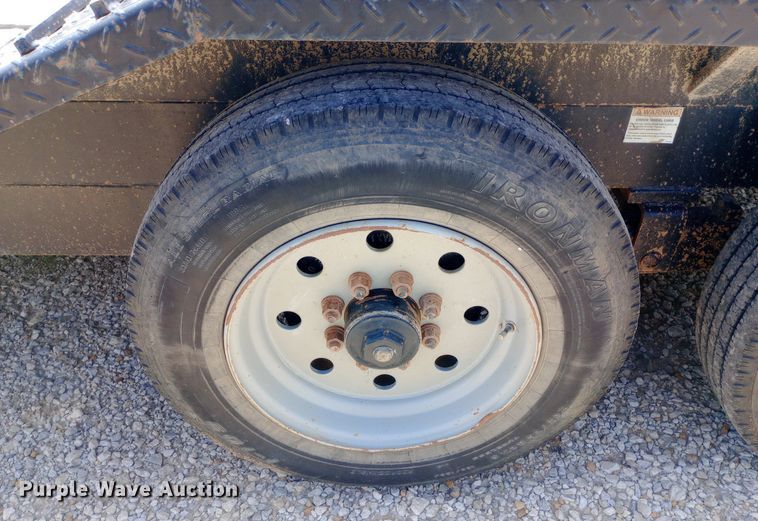 image for item DQ7141 2019 Texas Pride tilt deck equipment trailer