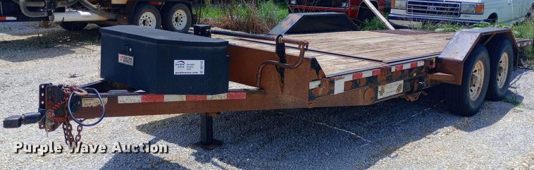 image for item DQ7142 2011 Finish Line tilt deck equipment trailer
