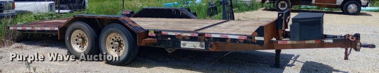 image for item DQ7142 2011 Finish Line tilt deck equipment trailer