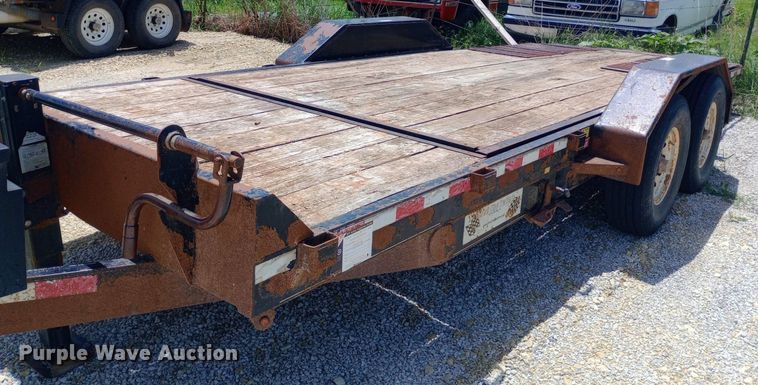 image for item DQ7142 2011 Finish Line tilt deck equipment trailer