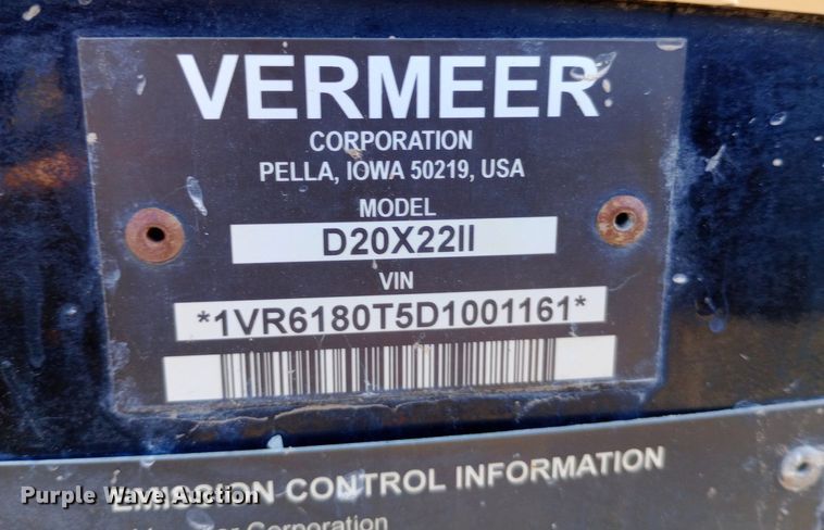image for item DQ7166 2013 Vermeer D20X22II directional boring unit
