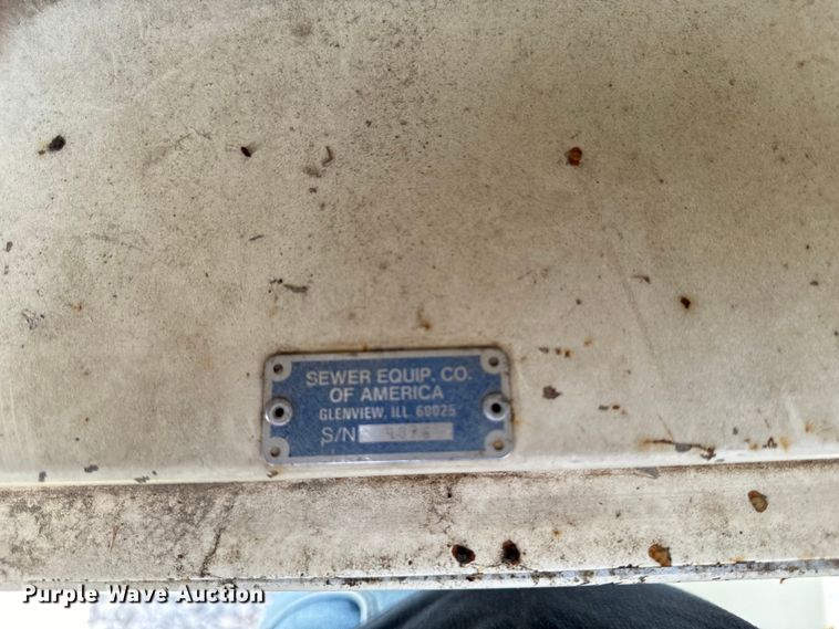 image for item DR4318 Sewer Equipment of America sewer jetter trailer