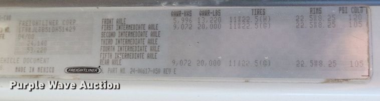 image for item DR8016 2001 Freightliner  FL80 water truck