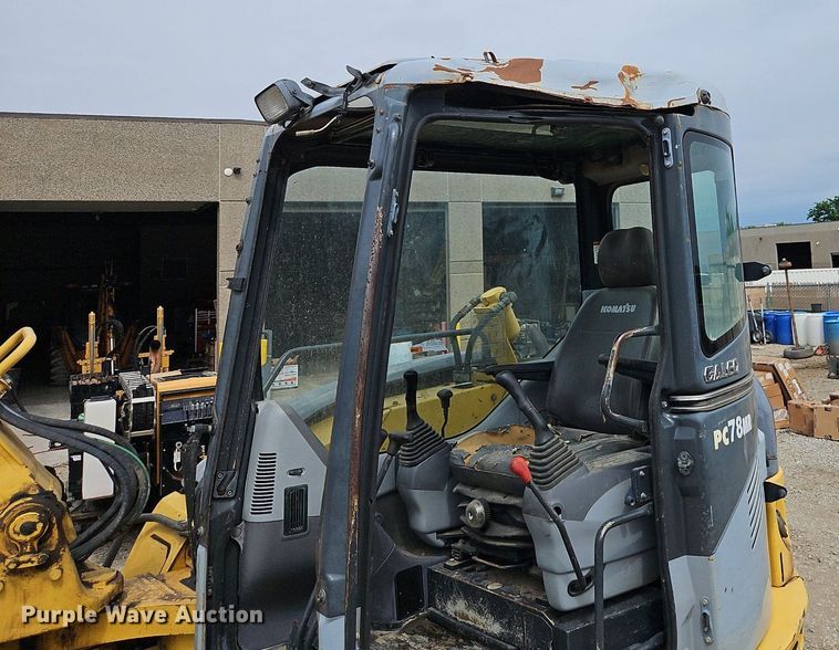 image for item DR8665 2006 Komatsu PC78MR-6 mini excavator