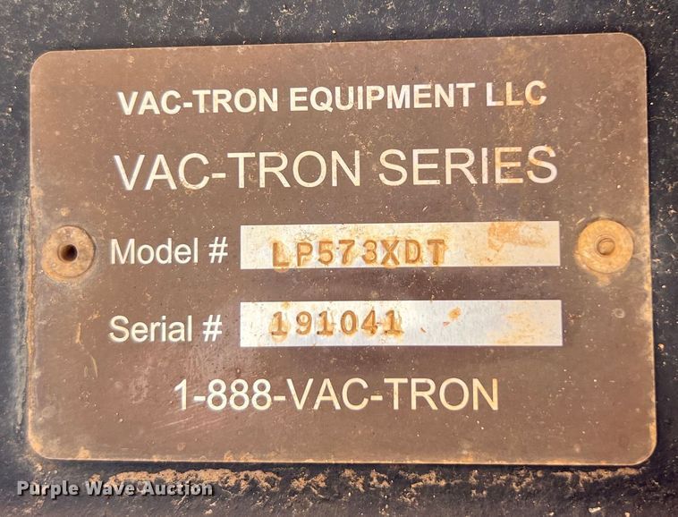 image for item DS3101 2019 Vermeer LP573XDT vacuum excavator