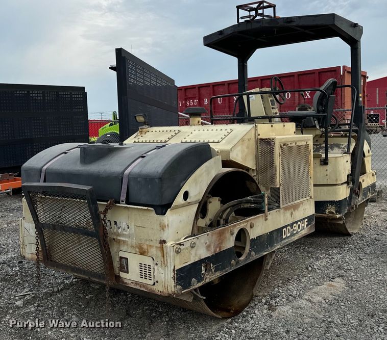 image for item DS5566 2000 Ingersoll Rand  DD 90HF  double drum vibratory roller